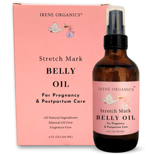 Irene Organics Organic Belly Oil for Pregnancy Stretch Mark